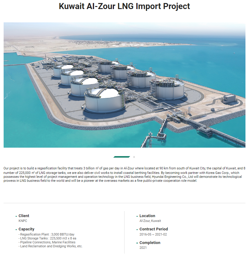 Heavy industrial project and equipment work
